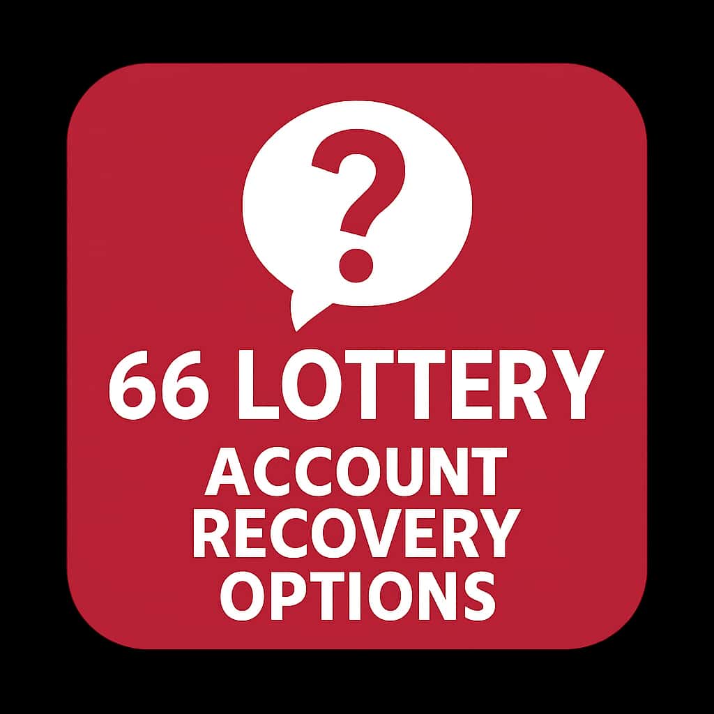 An icon representing 66 Lottery Account Recovery Options for user assistance.