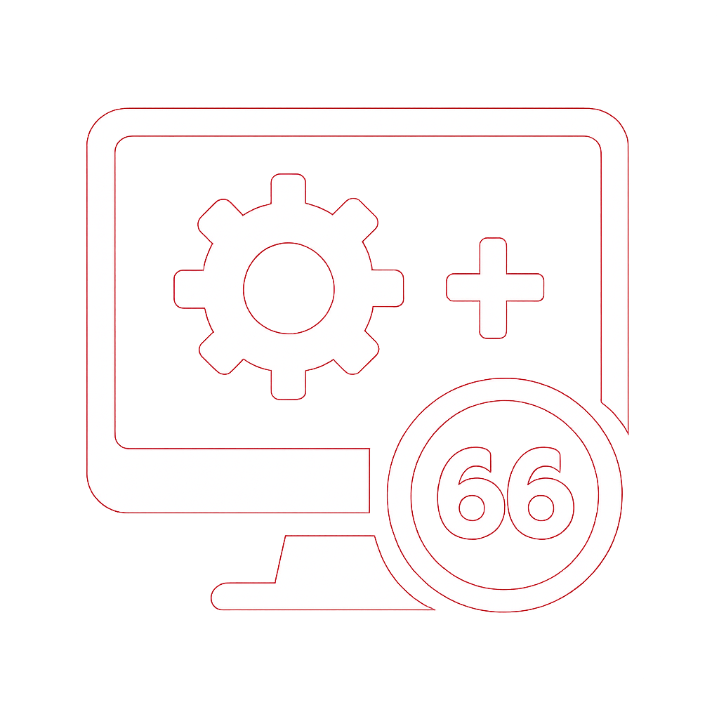 Icon badge for safety tips regarding 66 Lottery.