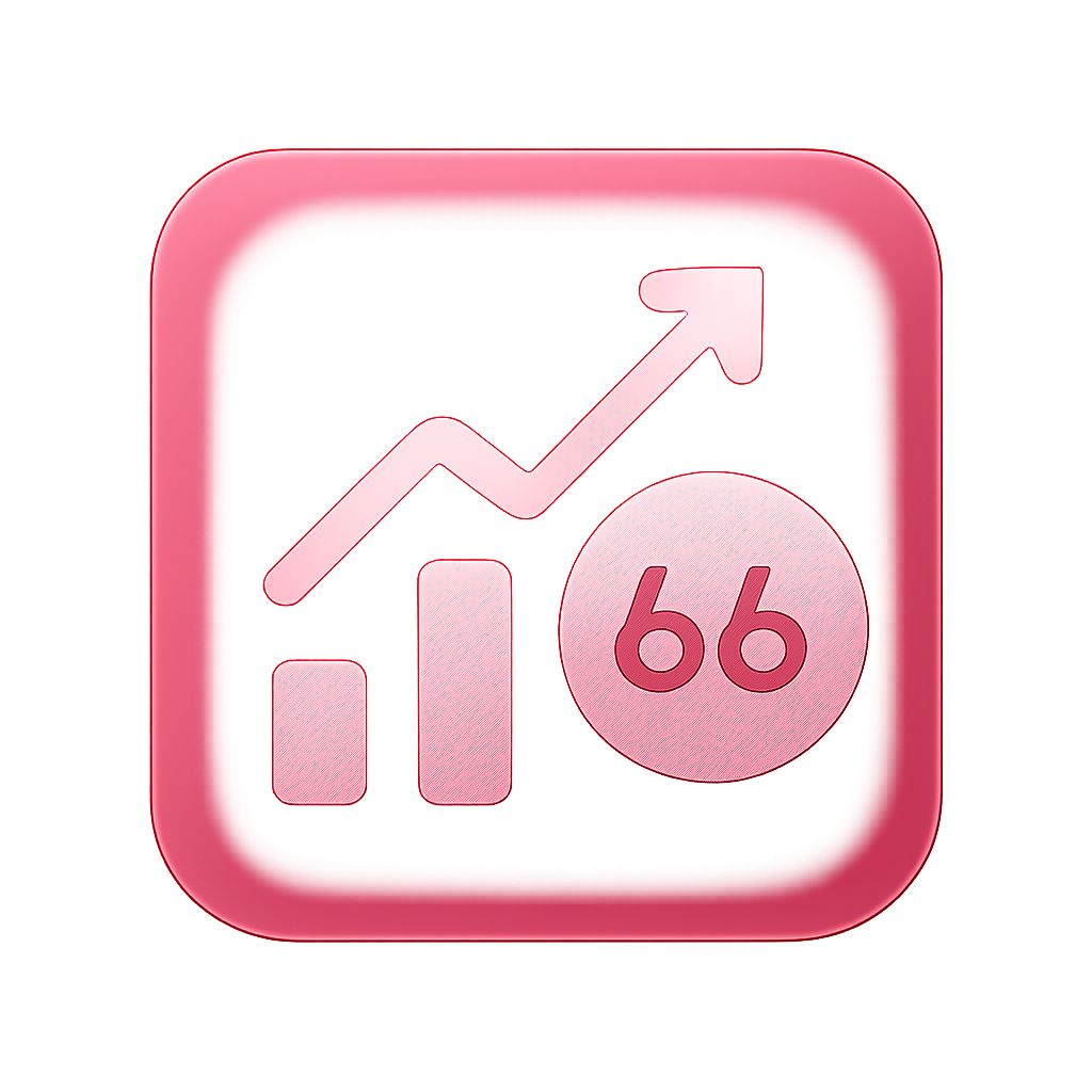 An icon representing Help and Support for 66 Lottery.