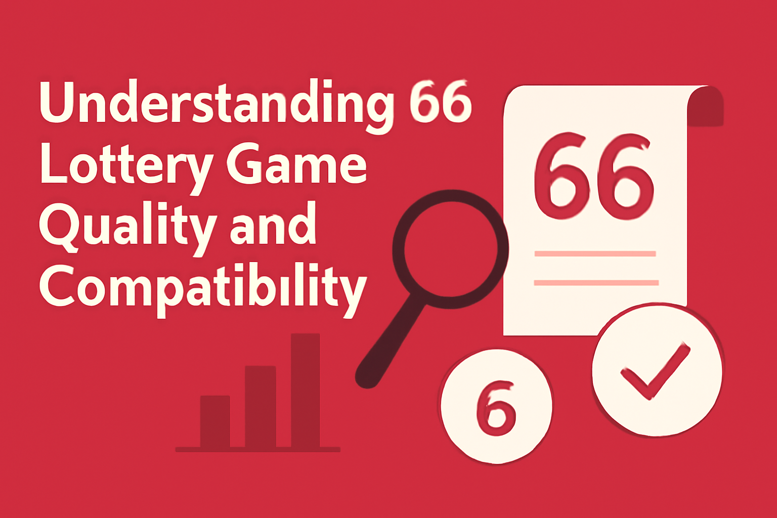 An informational background displaying guidelines for 66 Lottery participants.