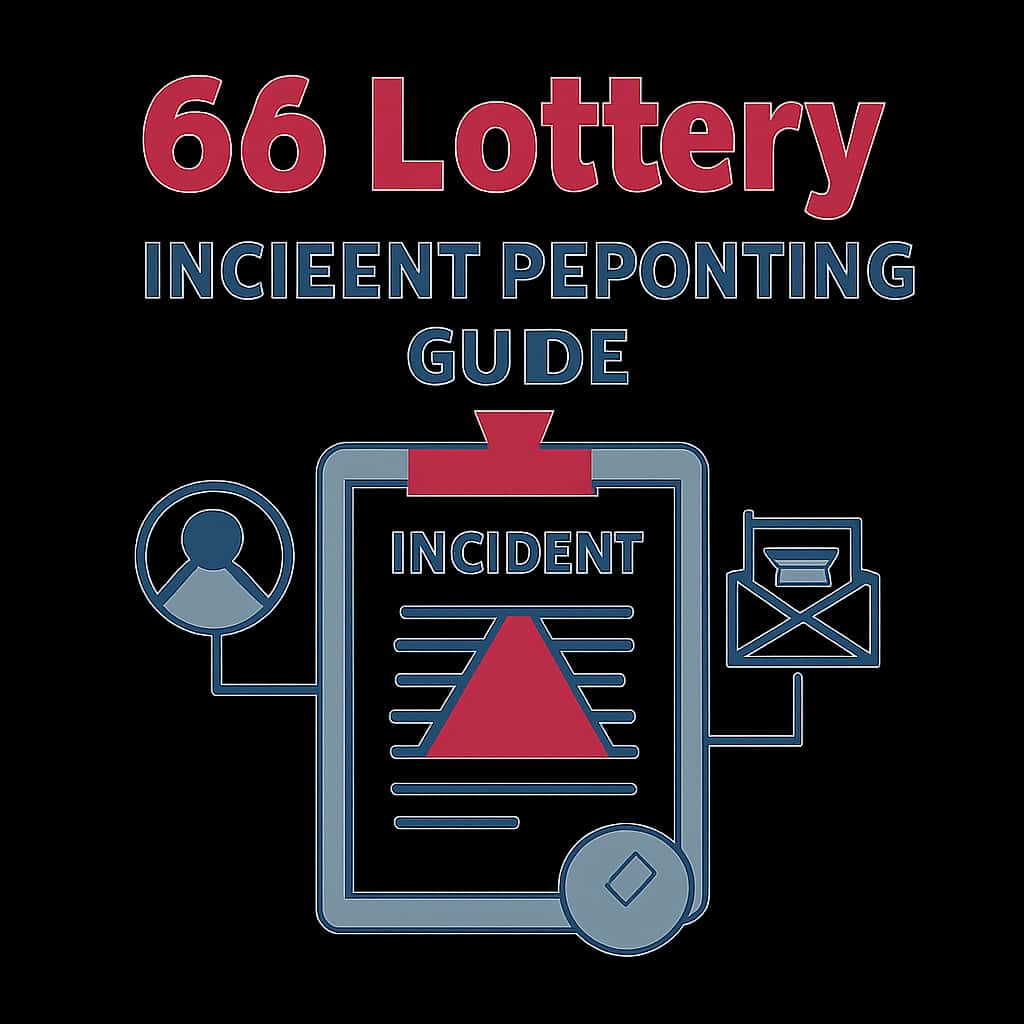 Diagram illustrating the 66 Lottery Incident Reporting process.