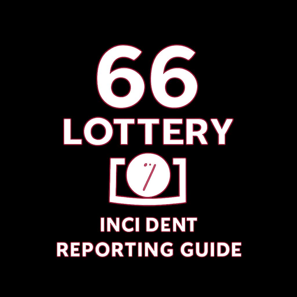 Icon representing 66 Lottery Incident Reporting Guide.