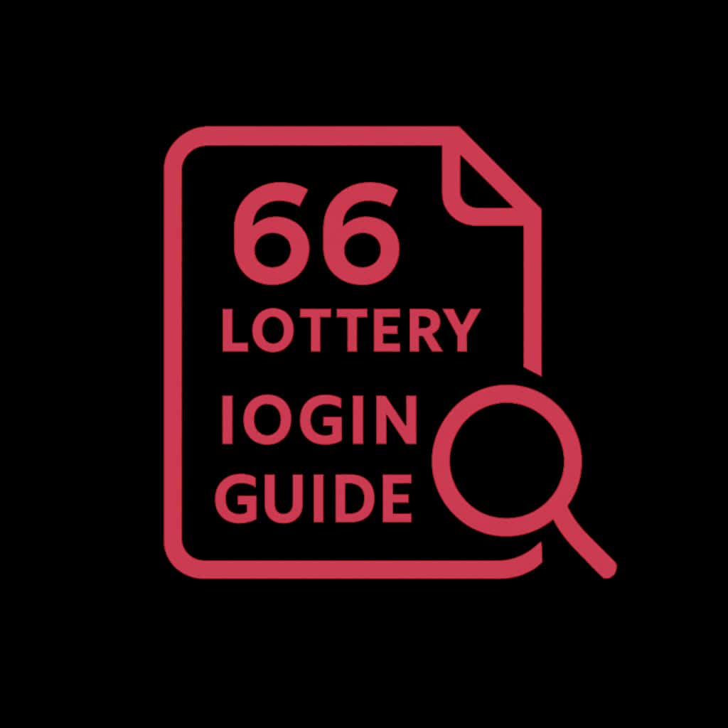 Icon representing the 66 Lottery Login Guide.