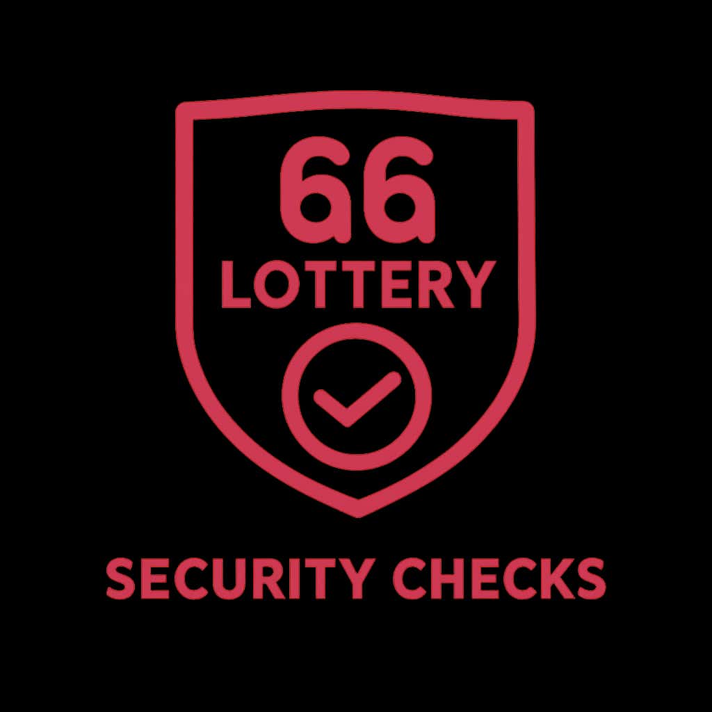 An icon representing security checks for 66 Lottery.