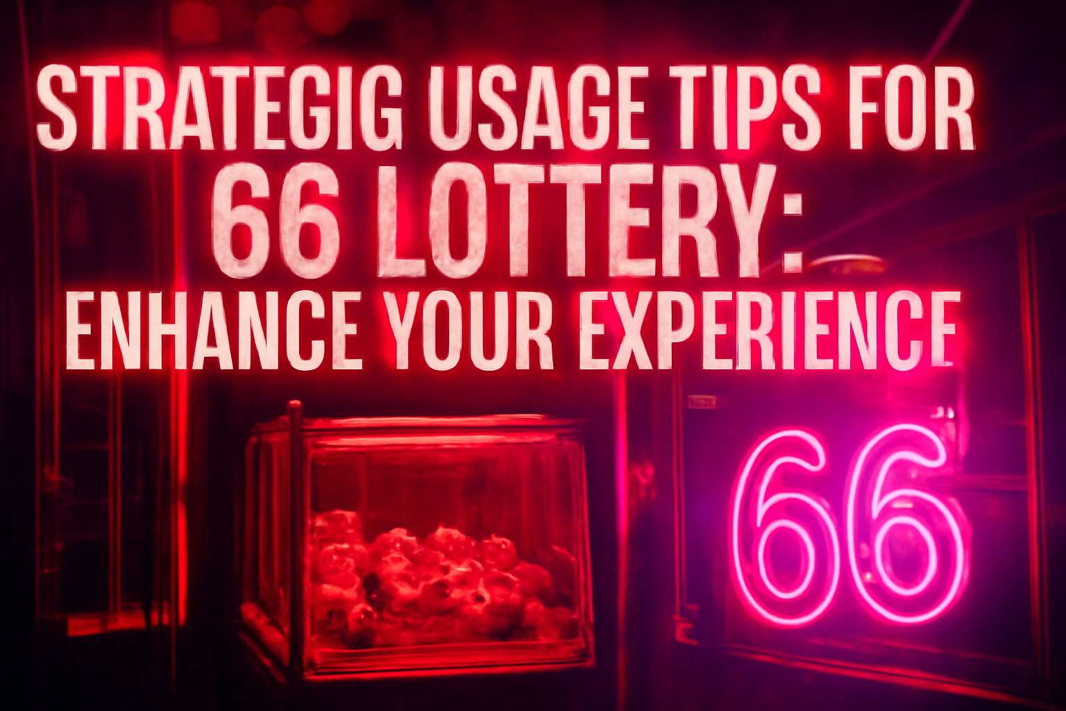 An informational visual representation of the 66 Lottery Login Guide.
