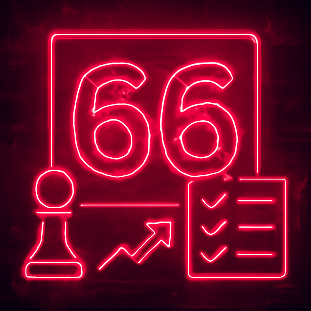 Icon representing the 66 Lottery Login Guide.