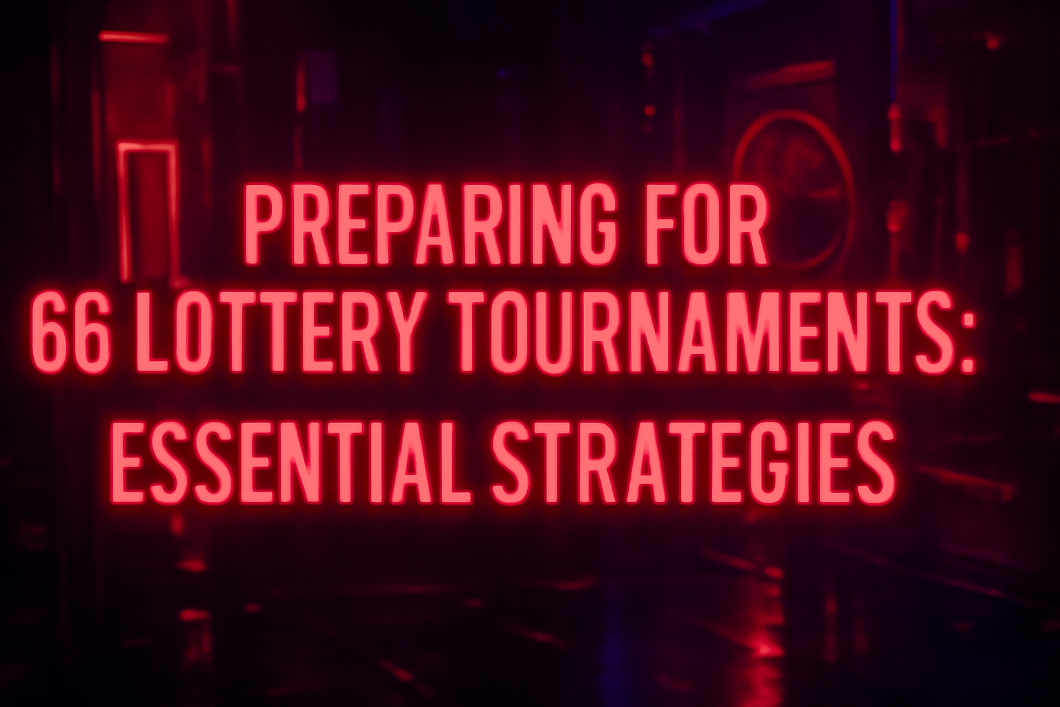 An informational background displaying guidelines for 66 Lottery participants.