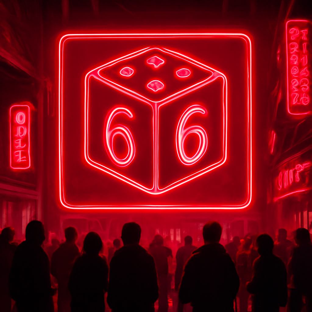 An illustration summarizing guidelines for 66 Lottery participants.