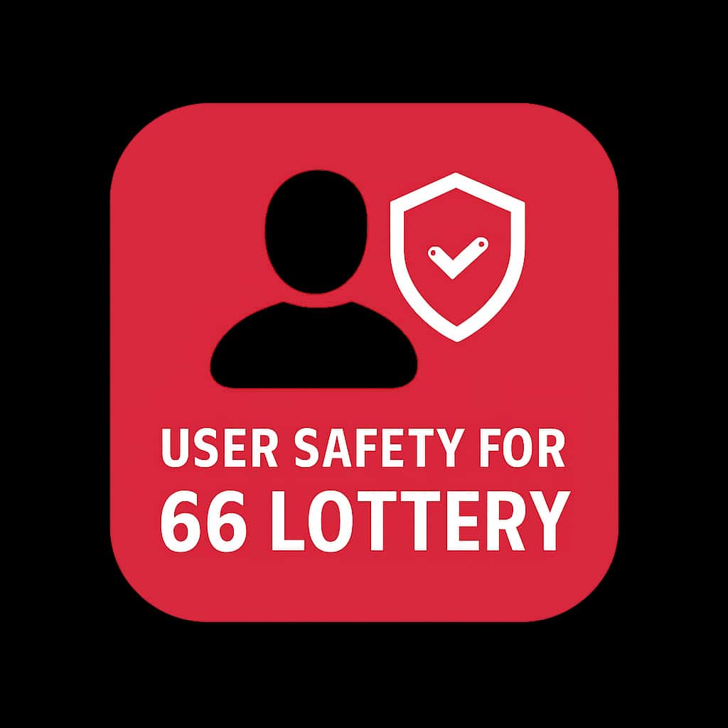 Icon representing user safety for 66 Lottery.