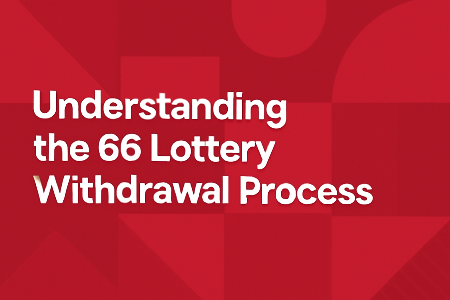 Informational scene depicting troubleshooting for Login 66 Lottery