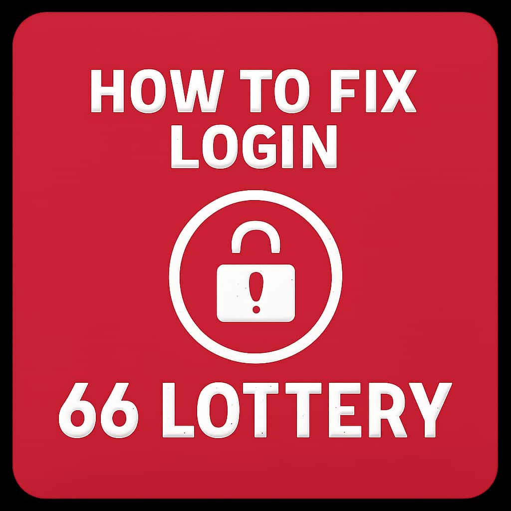 Icon representing Login 66 Lottery troubleshooting